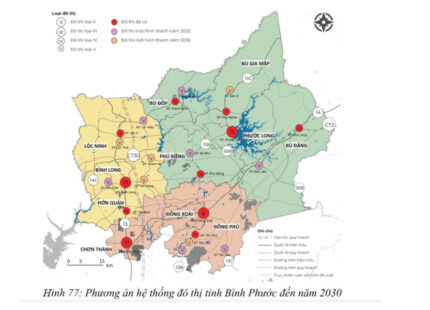 3 khu vực này của Bình Phước sẽ lên thành phố vào năm 2030